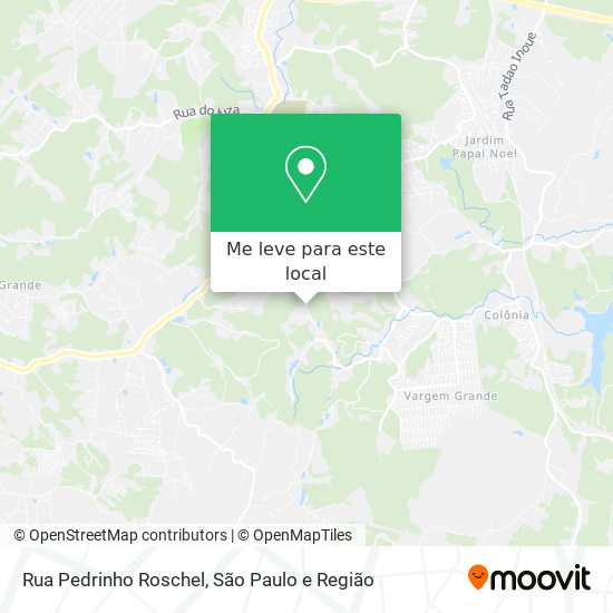 Rua Pedrinho Roschel mapa