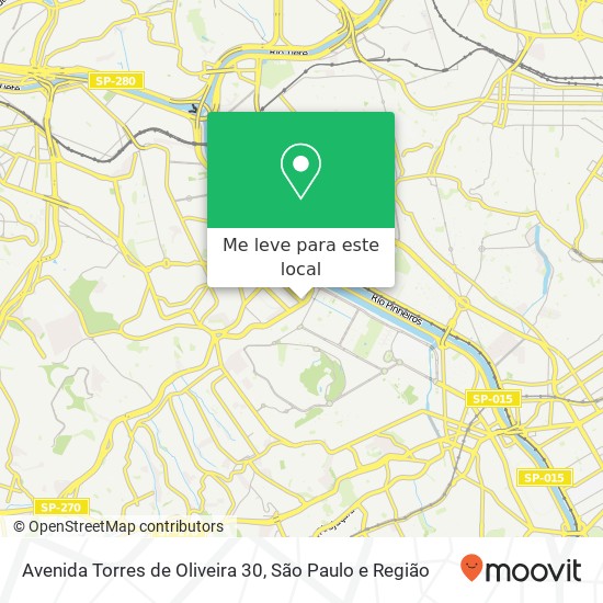 Avenida Torres de Oliveira 30 mapa