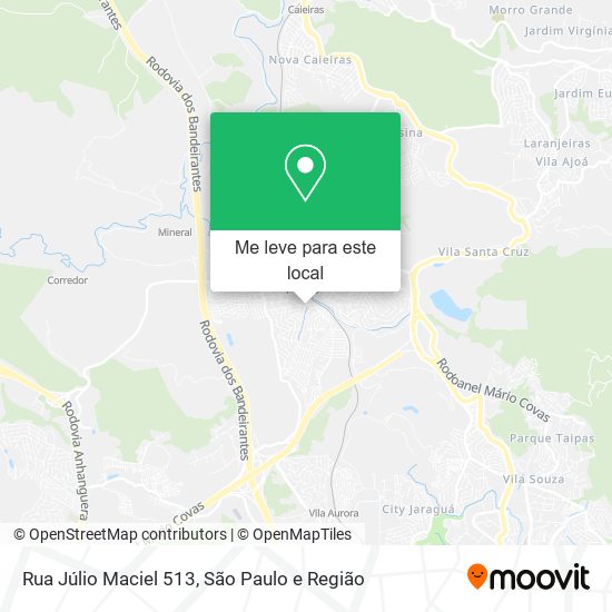 Rua Júlio Maciel 513 mapa