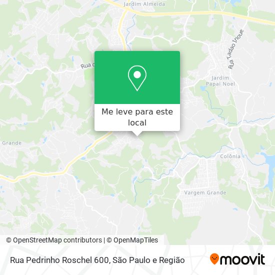 Rua Pedrinho Roschel 600 mapa