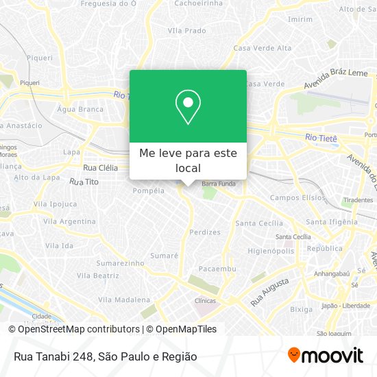 Rua Tanabi 248 mapa