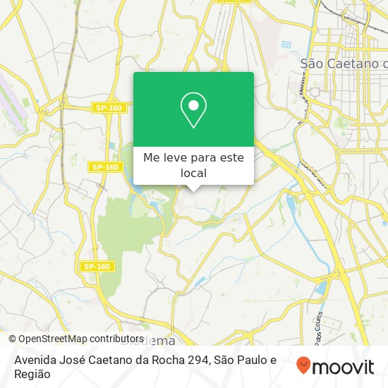 Avenida José Caetano da Rocha 294 mapa