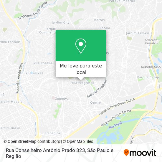 Rua Conselheiro Antônio Prado 323 mapa
