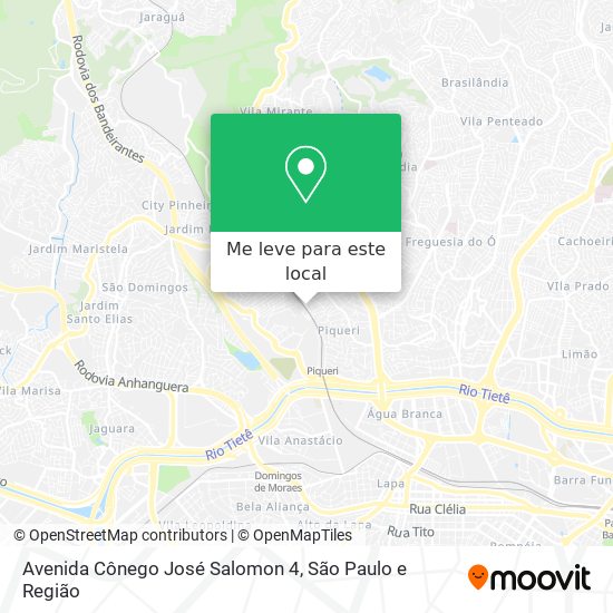 Avenida Cônego José Salomon 4 mapa