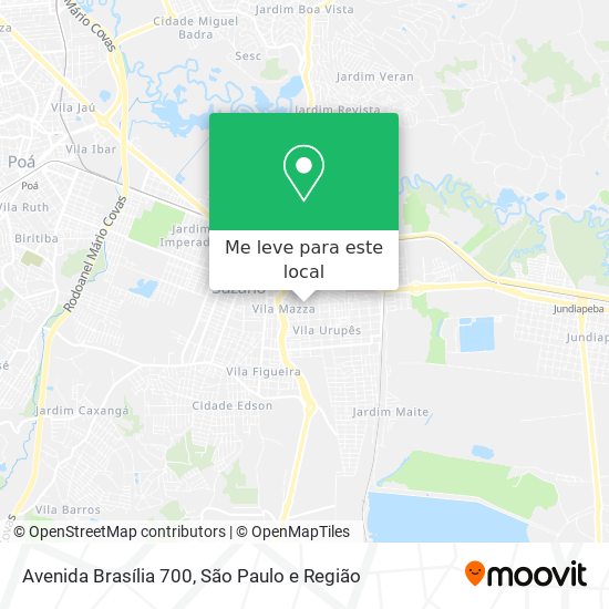 Avenida Brasília 700 mapa