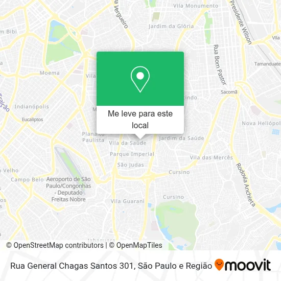 Rua General Chagas Santos 301 mapa