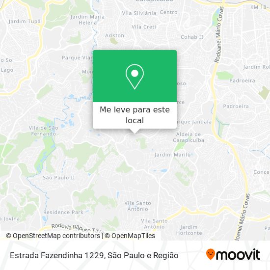 Estrada Fazendinha 1229 mapa