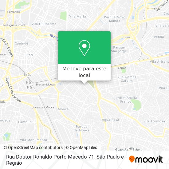 Rua Doutor Ronaldo Pôrto Macedo 71 mapa