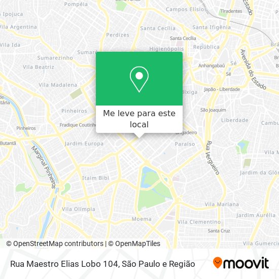 Rua Maestro Elias Lobo 104 mapa
