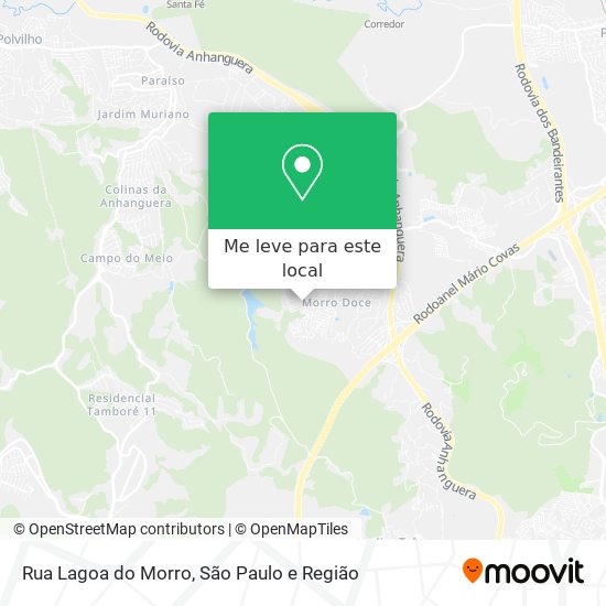 Rua Lagoa do Morro mapa