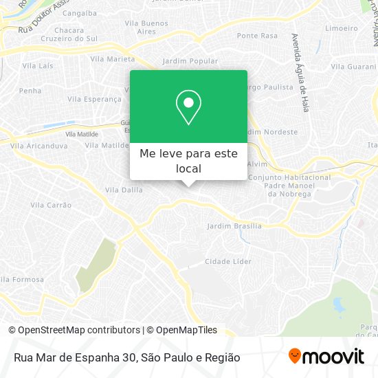 Rua Mar de Espanha 30 mapa
