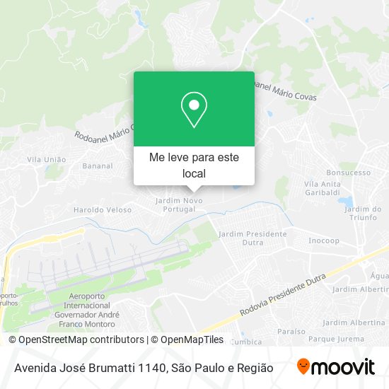 Avenida José Brumatti 1140 mapa
