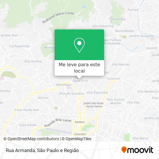 Rua Armanda mapa