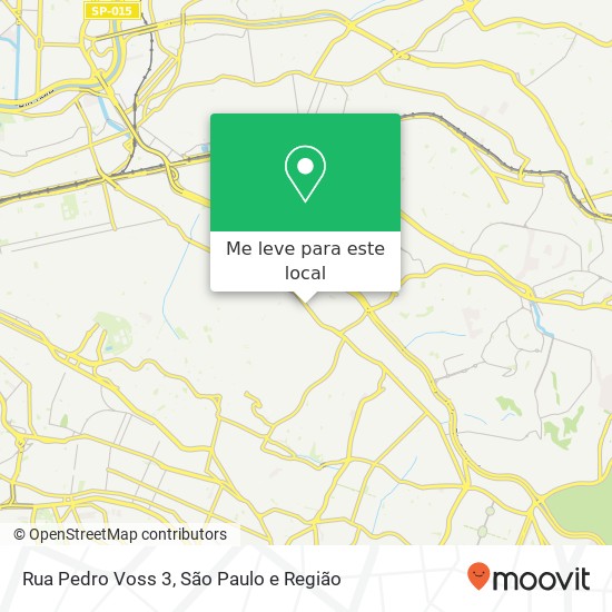 Rua Pedro Voss 3 mapa