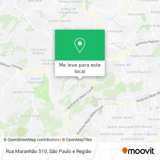 Rua Maranhão 510 mapa
