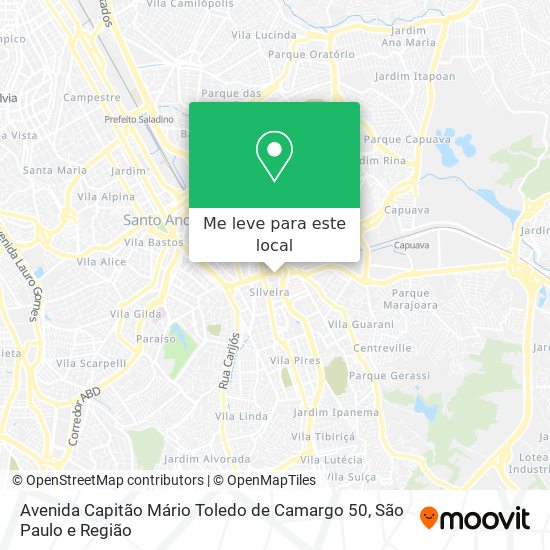 Avenida Capitão Mário Toledo de Camargo 50 mapa