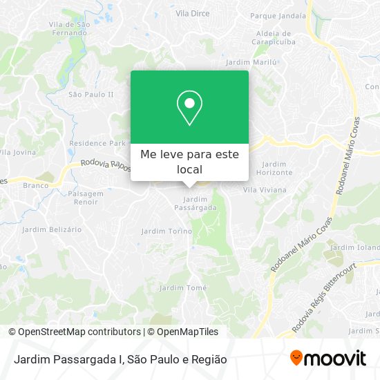 Jardim Passargada I mapa