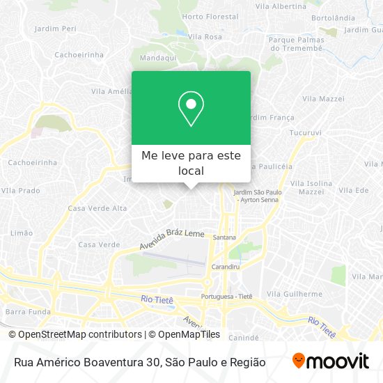 Rua Américo Boaventura 30 mapa