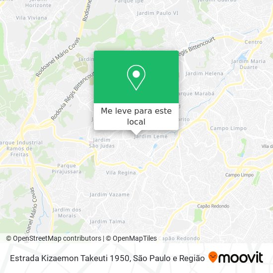 Estrada Kizaemon Takeuti 1950 mapa