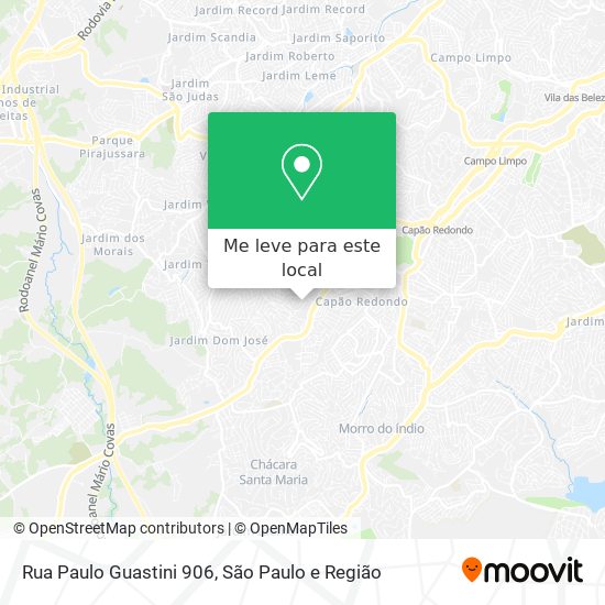 Rua Paulo Guastini 906 mapa