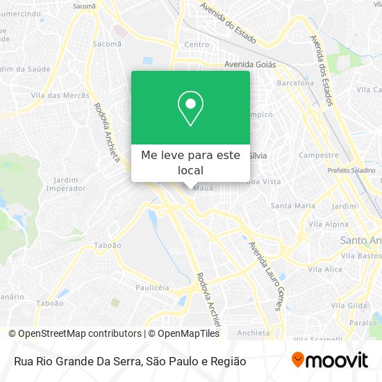 Rua Rio Grande Da Serra mapa