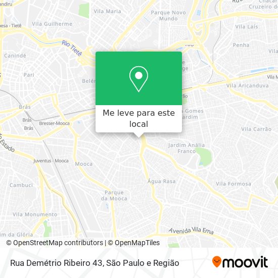 Rua Demétrio Ribeiro 43 mapa