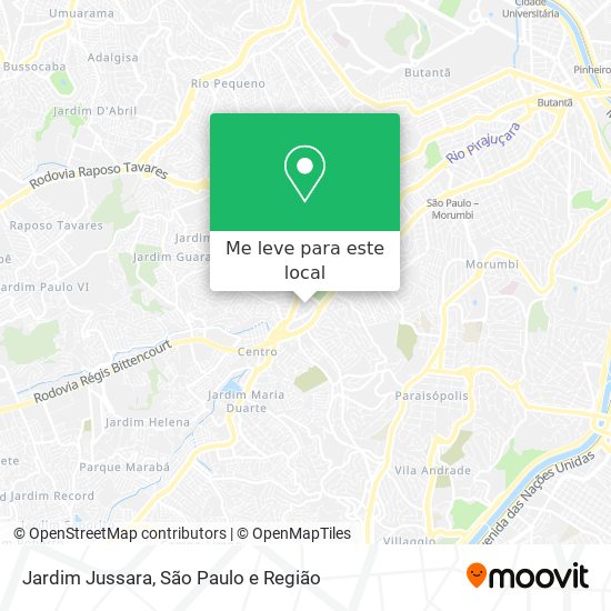Jardim Jussara mapa