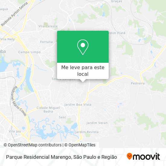 Parque Residencial Marengo mapa