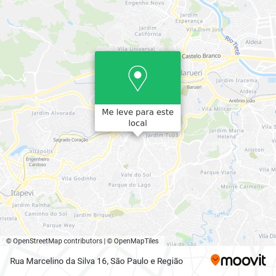 Rua Marcelino da Silva 16 mapa