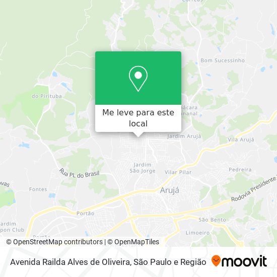 Avenida Railda Alves de Oliveira mapa