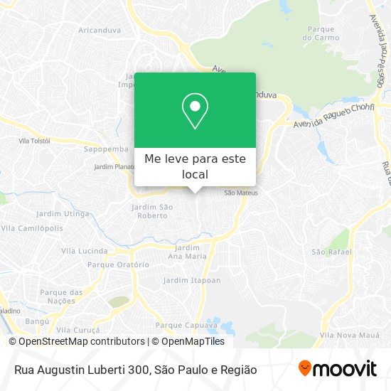 Rua Augustin Luberti 300 mapa