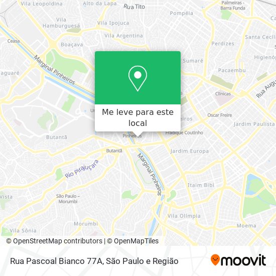 Rua Pascoal Bianco 77A mapa