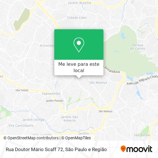 Rua Doutor Mário Scaff 72 mapa