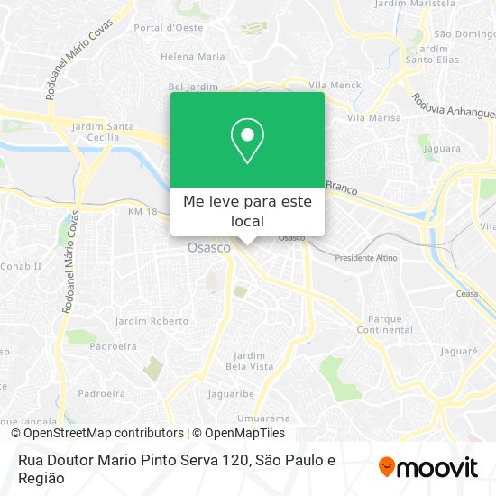 Rua Doutor Mario Pinto Serva 120 mapa