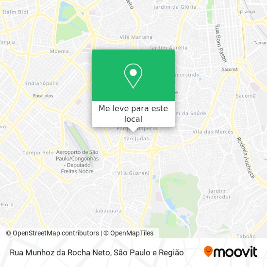 Rua Munhoz da Rocha Neto mapa