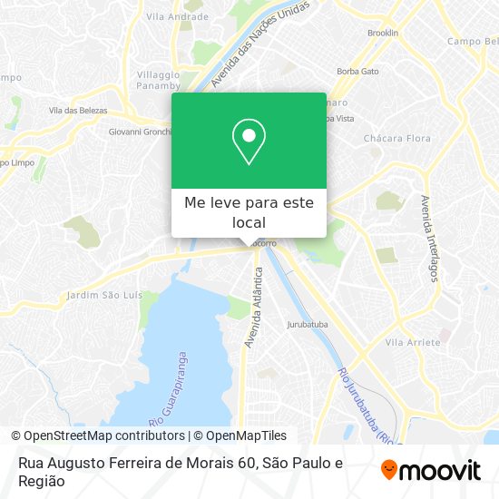 Rua Augusto Ferreira de Morais 60 mapa