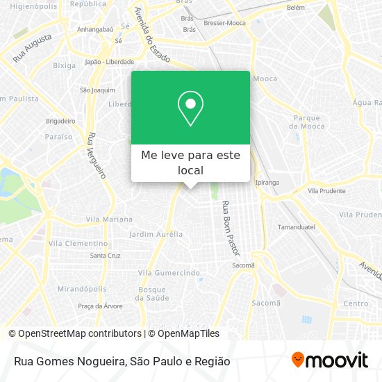 Rua Gomes Nogueira mapa