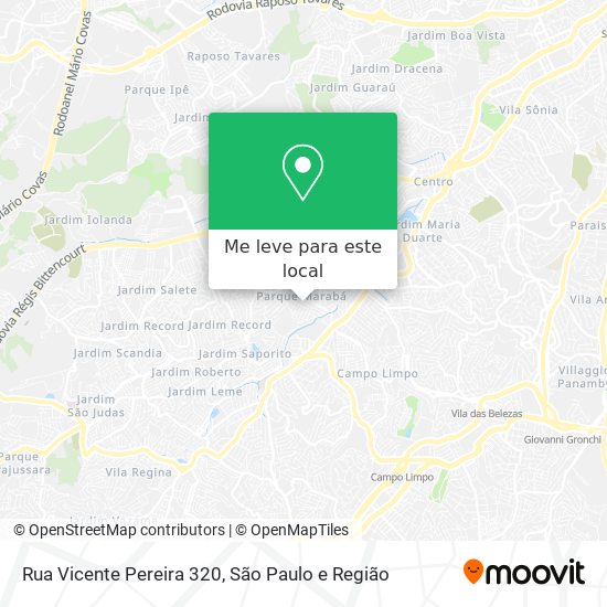 Rua Vicente Pereira 320 mapa