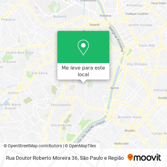 Rua Doutor Roberto Moreira 36 mapa