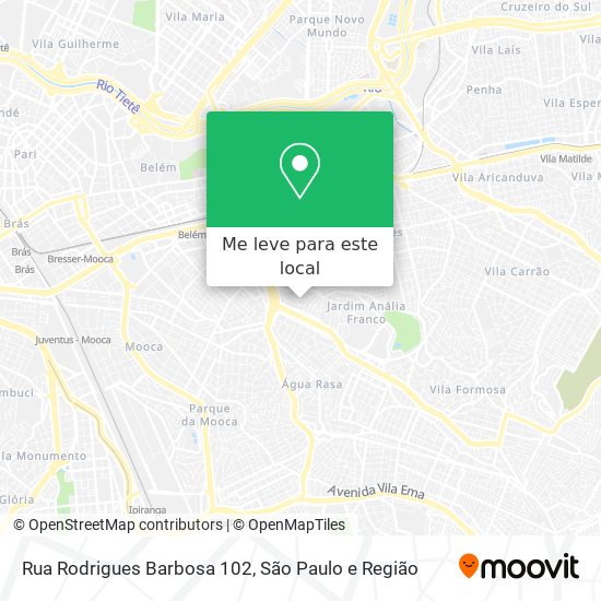 Rua Rodrigues Barbosa 102 mapa