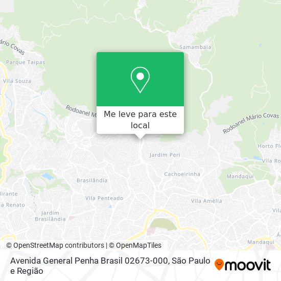 Avenida General Penha Brasil 02673-000 mapa