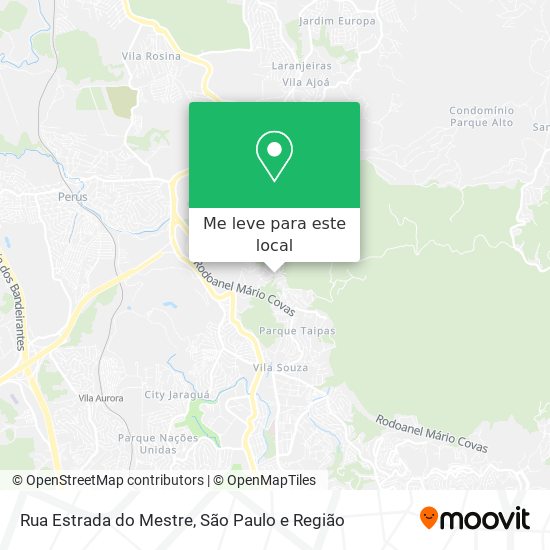 Rua Estrada do Mestre mapa