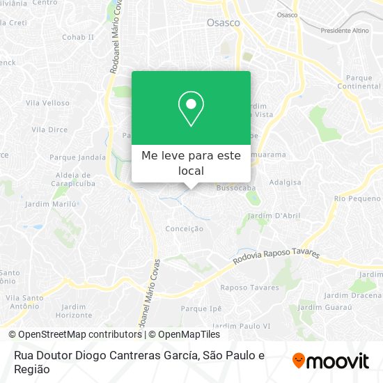 Rua Doutor Diogo Cantreras García mapa