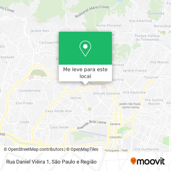 Rua Daniel Viêira 1 mapa