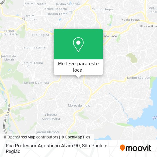 Rua Professor Agostinho Alvim 90 mapa