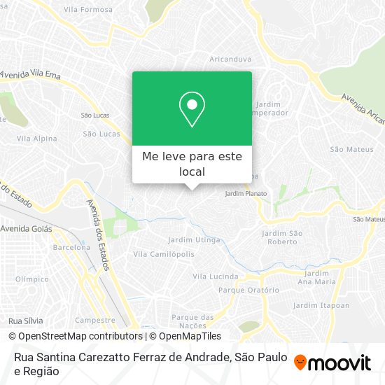 Rua Santina Carezatto Ferraz de Andrade mapa