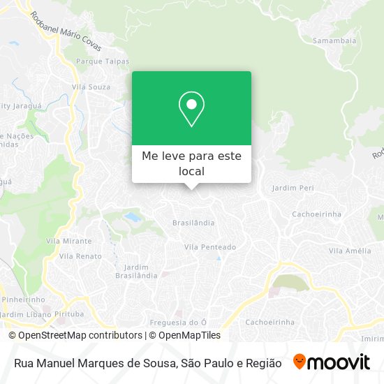 Rua Manuel Marques de Sousa mapa