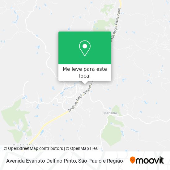 Avenida Evaristo Delfino Pinto mapa