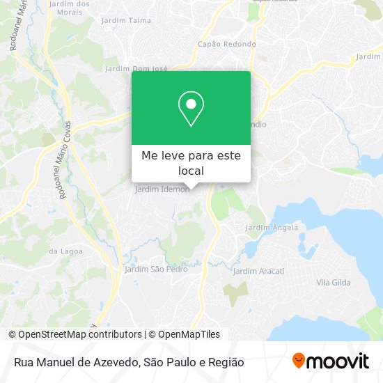 Rua Manuel de Azevedo mapa