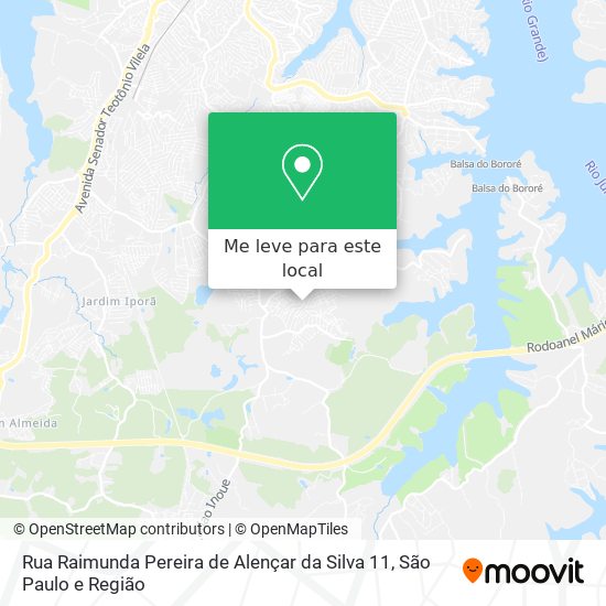 Rua Raimunda Pereira de Alençar da Silva 11 mapa